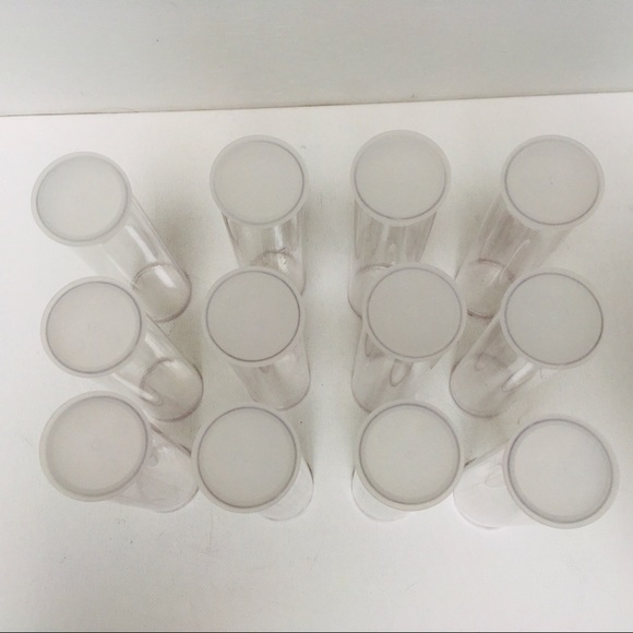 NEW lot of (100) 6-inch Clear Plastic Storage Tubes with Caps (1.25" Diameter) - Picture 8 of 9